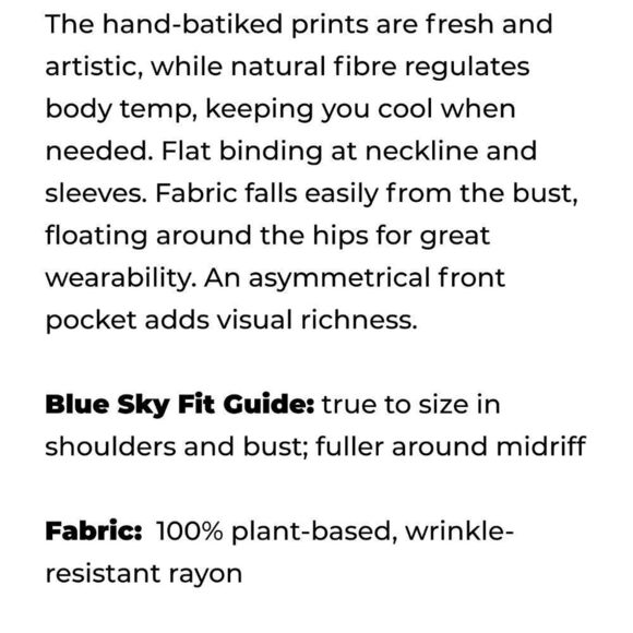 Blue Sky floral blouse - Picture 9 of 9